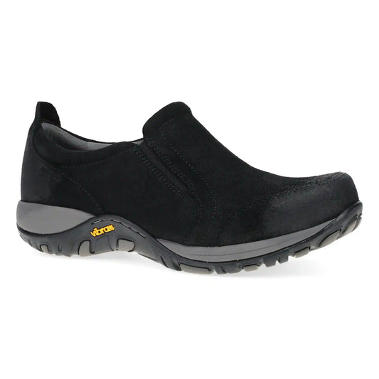 Pippy Black Waterproof Burnished Suede