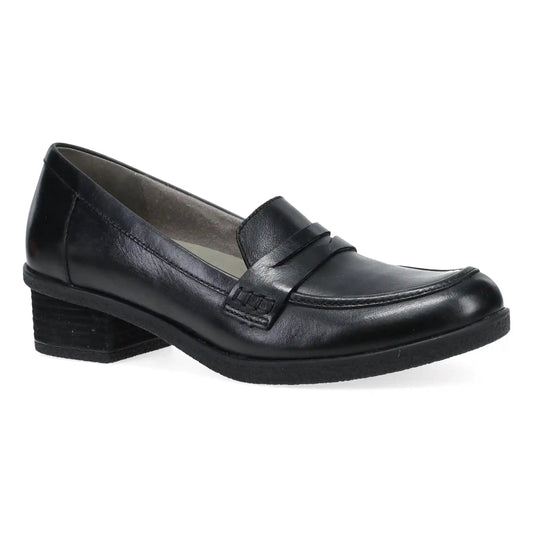 Danica Wide Black Waterproof Burnished