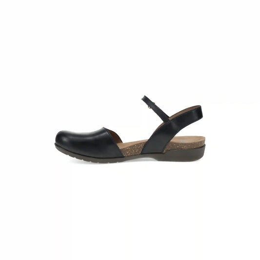Rowan Wide Black Waxy Burnished