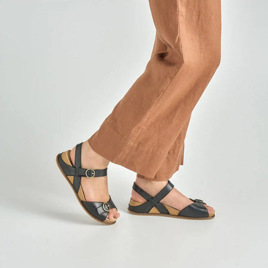 Candace Black Burnished Nappa